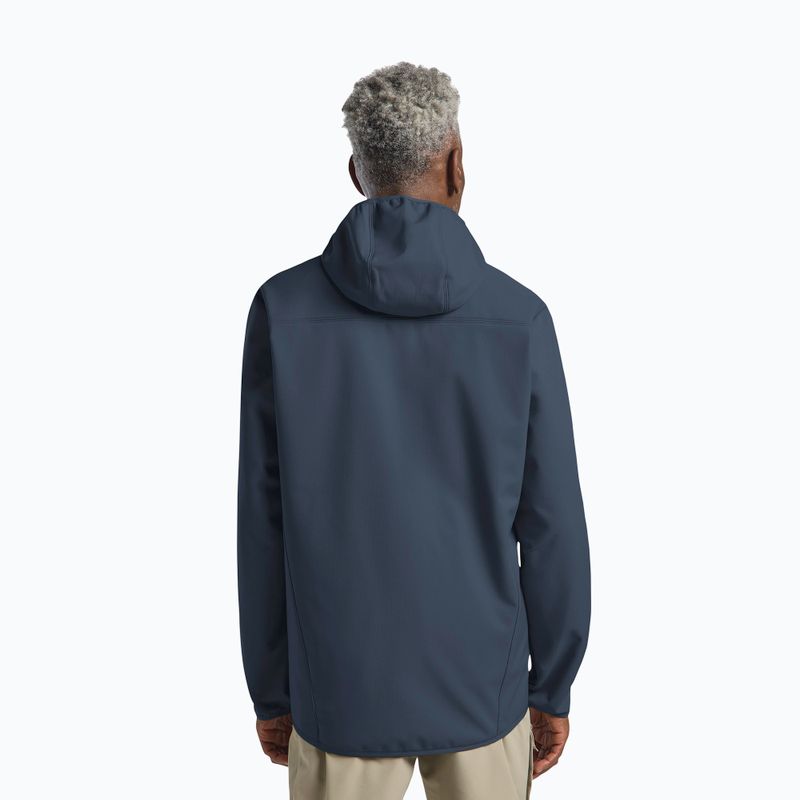 Мъжко софтшел яке Jack Wolfskin Bornberg Hoody midnight sky 3