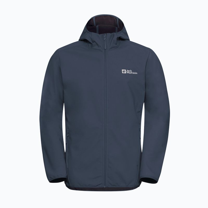 Мъжко софтшел яке Jack Wolfskin Bornberg Hoody midnight sky 6