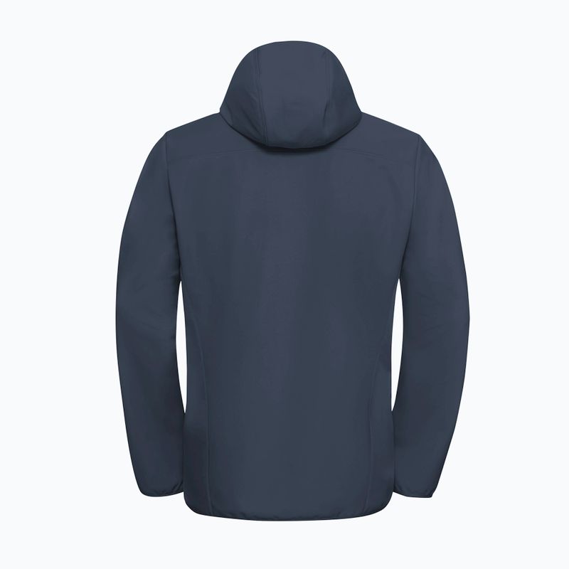 Мъжко софтшел яке Jack Wolfskin Bornberg Hoody midnight sky 7