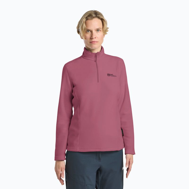 Дамски туристически суитшърт Jack Wolfskin Taunus Hz raisin