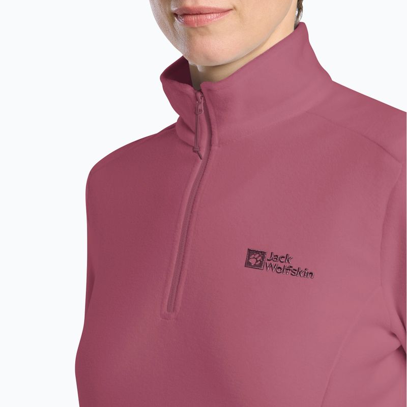 Дамски туристически суитшърт Jack Wolfskin Taunus Hz raisin 4