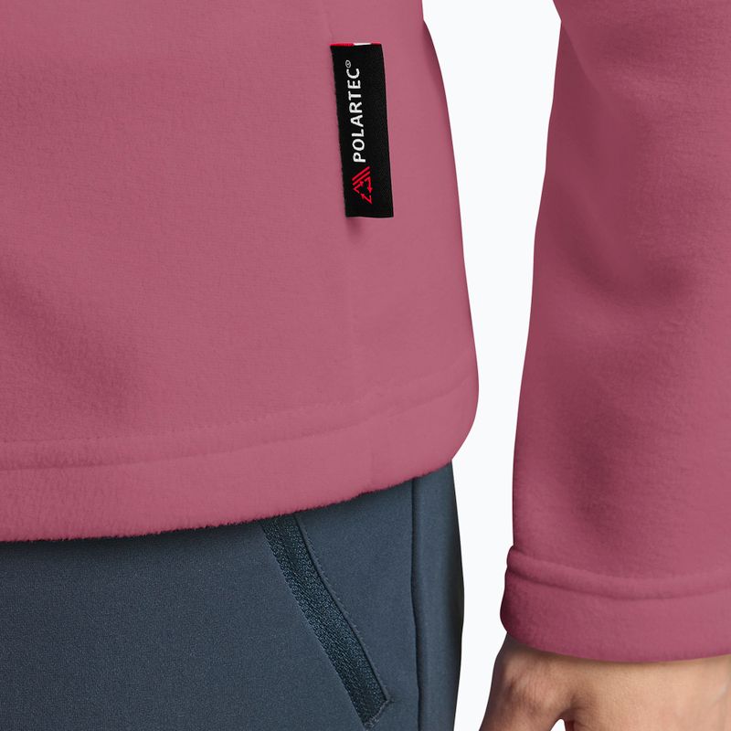 Дамски туристически суитшърт Jack Wolfskin Taunus Hz raisin 5