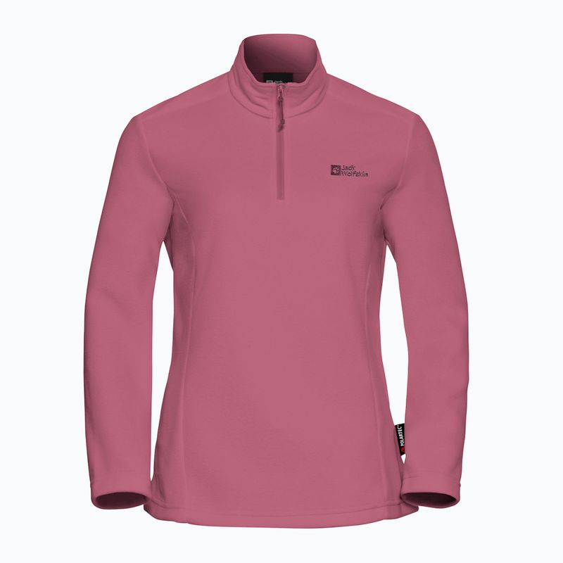 Дамски туристически суитшърт Jack Wolfskin Taunus Hz raisin 6