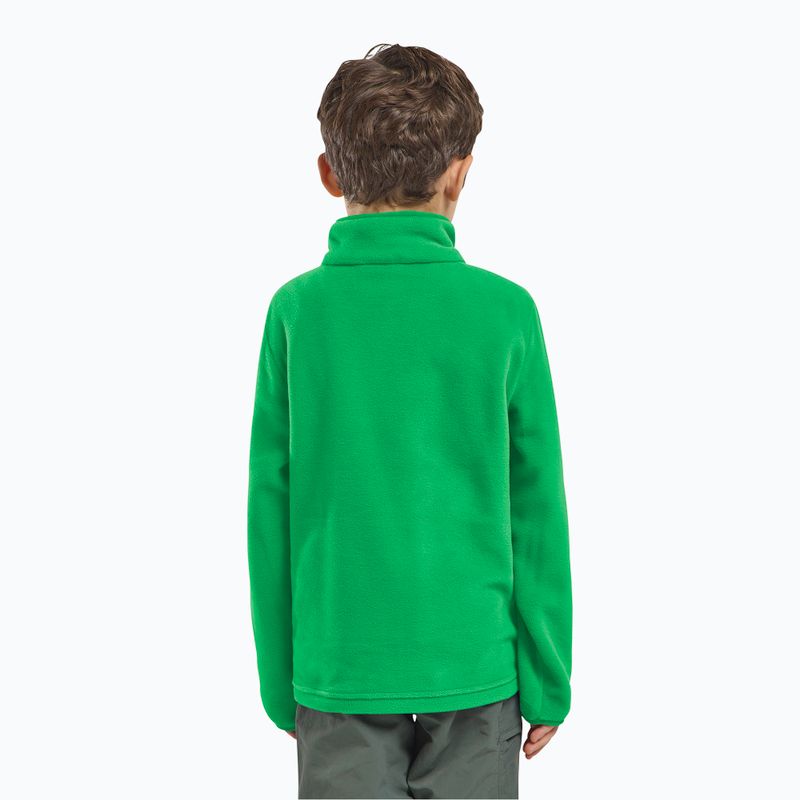 Детски поларен суитшърт Jack Wolfskin Taunus mystic green 8