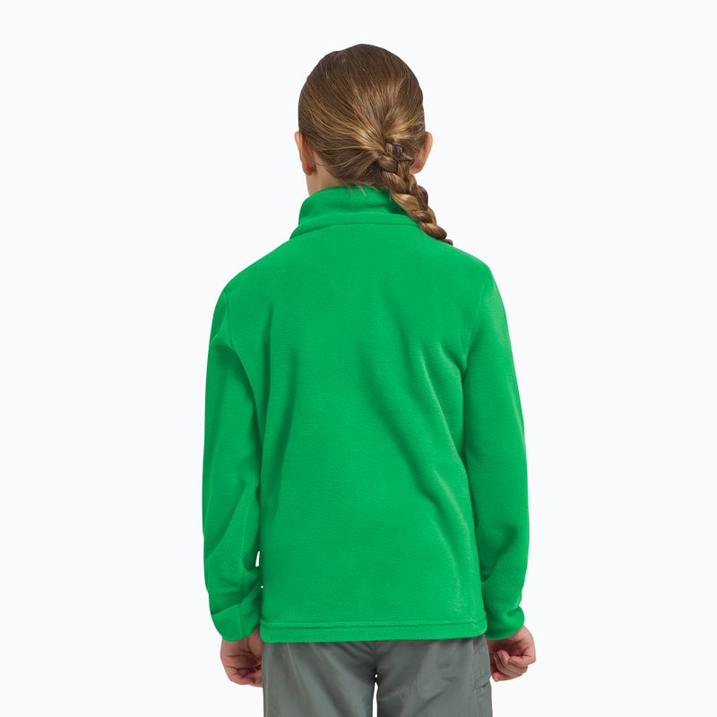 Детски поларен суитшърт Jack Wolfskin Taunus mystic green 11