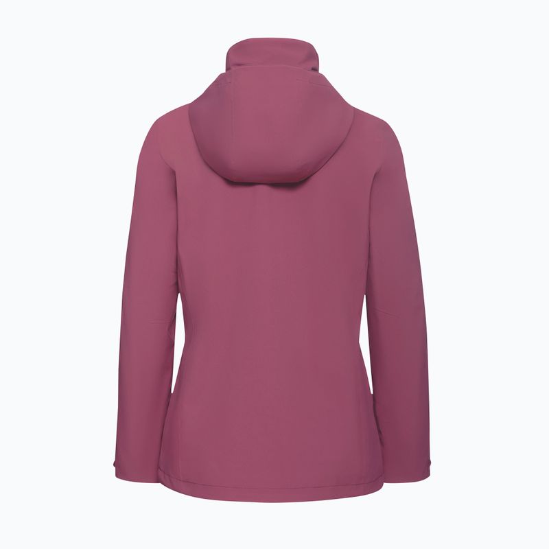 Дамско дъждобран яке Jack Wolfskin Trailtime 2L raisin 9