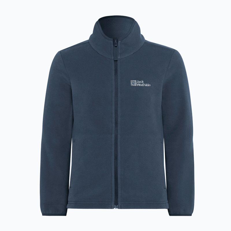 Детски поларен суичър Jack Wolfskin Taunus midnight sky