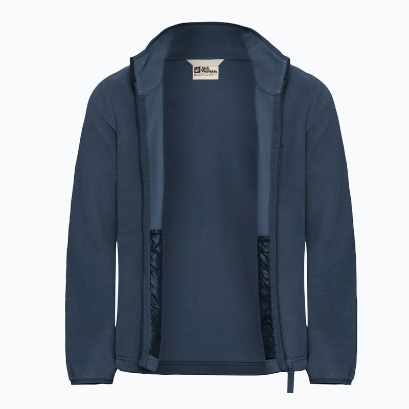 Детски поларен суичър Jack Wolfskin Taunus midnight sky 3