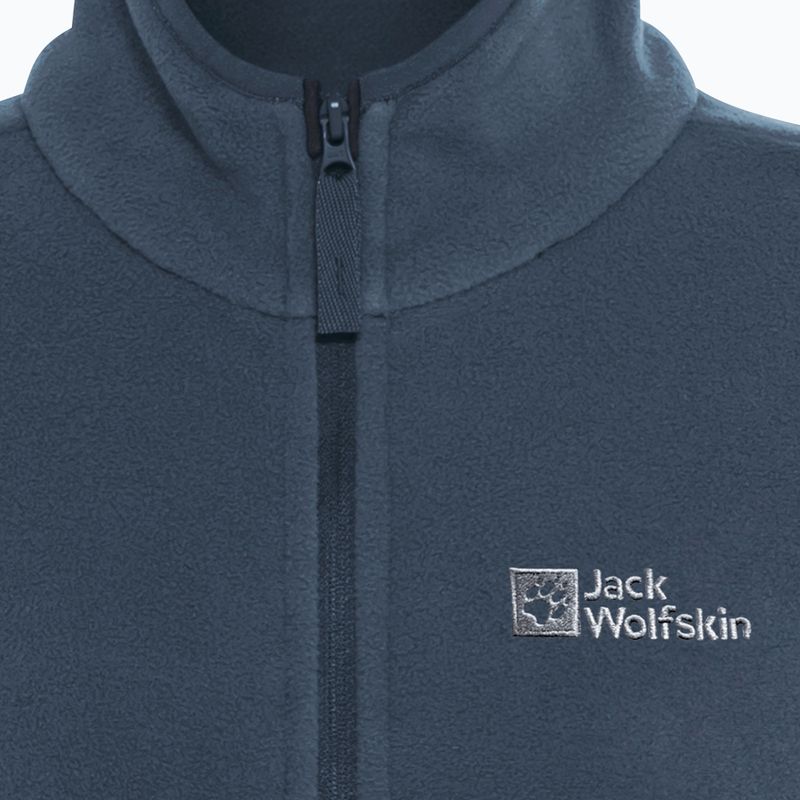 Детски суитшърт от полар Jack Wolfskin Taunus midnight sky 4