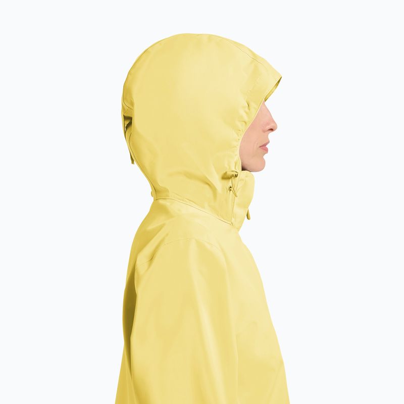 Дамско дъждобран яке Jack Wolfskin Trailtime 2L lemon ice 4