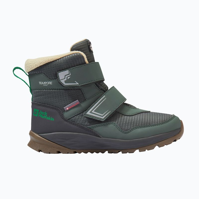 Детски обувки Jack Wolfskin Polar Bear-B Texapore Mid Vc mystic green