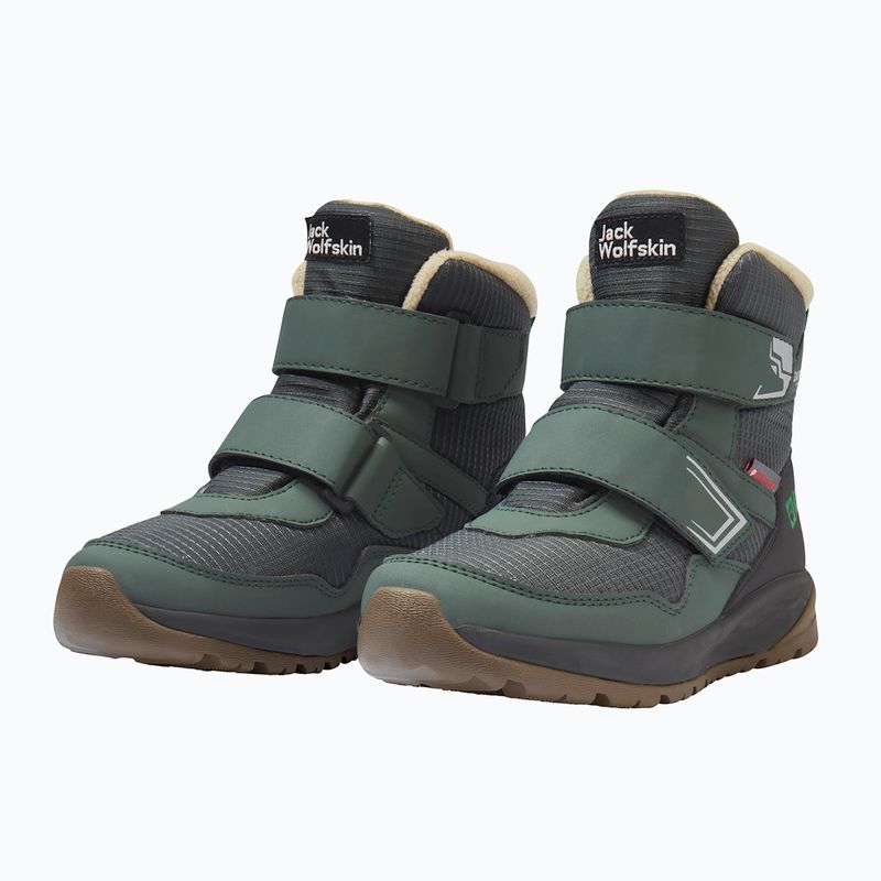 Детски обувки Jack Wolfskin Polar Bear-B Texapore Mid Vc mystic green 3
