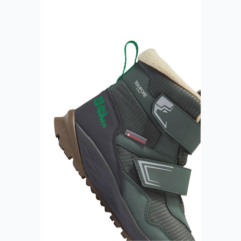 Детски обувки Jack Wolfskin Polar Bear-B Texapore Mid Vc mystic green 8