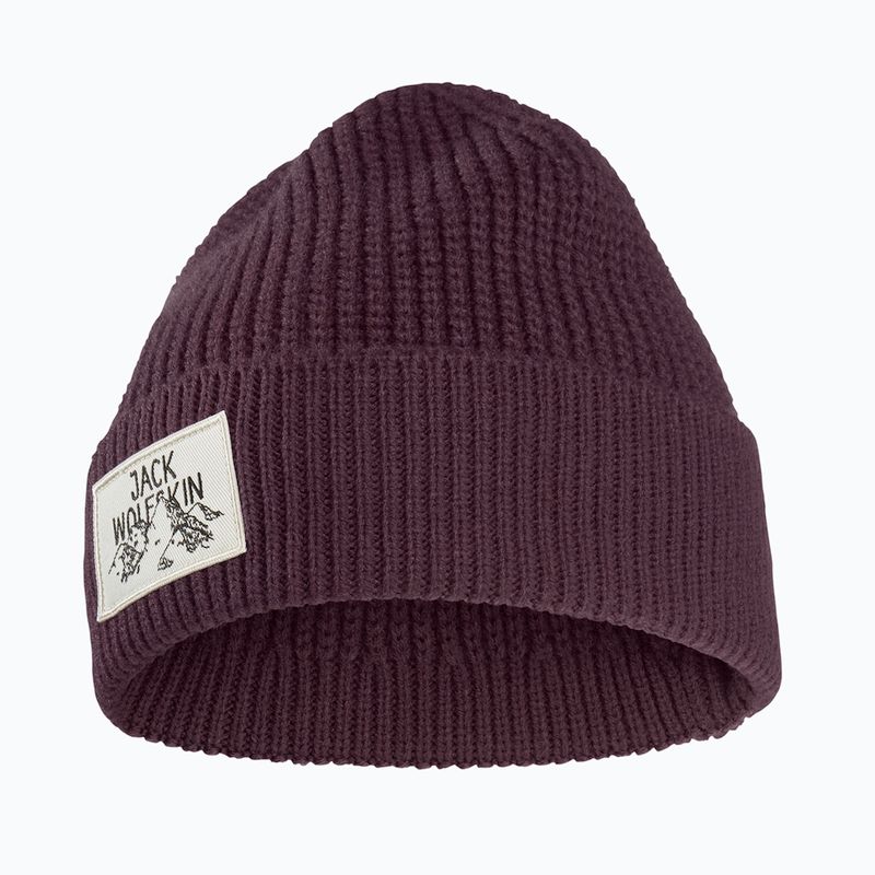 Зимна шапка Jack Wolfskin Badge амарант