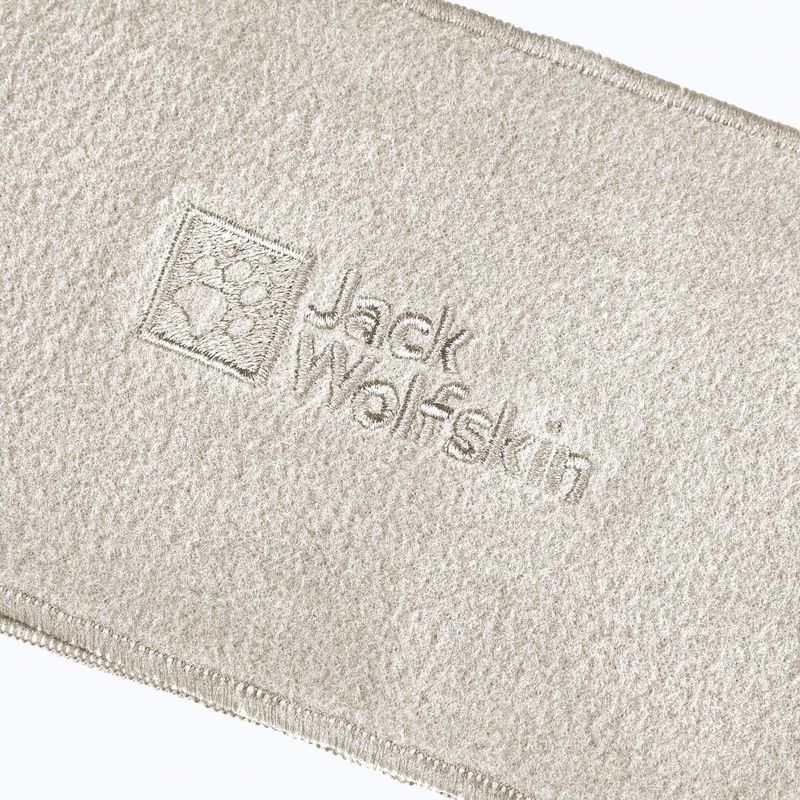 Поларена лента за глава Jack Wolfskin Real Stuff бледо пясъчен 3