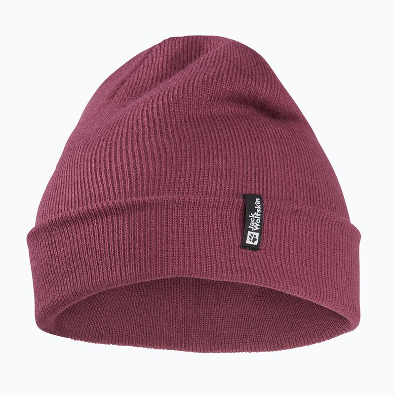 Зимна шапка Jack Wolfskin Rib raisin