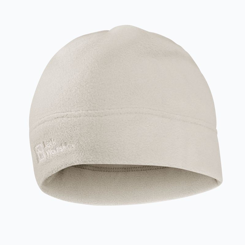Зимна шапка Jack Wolfskin Real Stuff бледо пясъчна