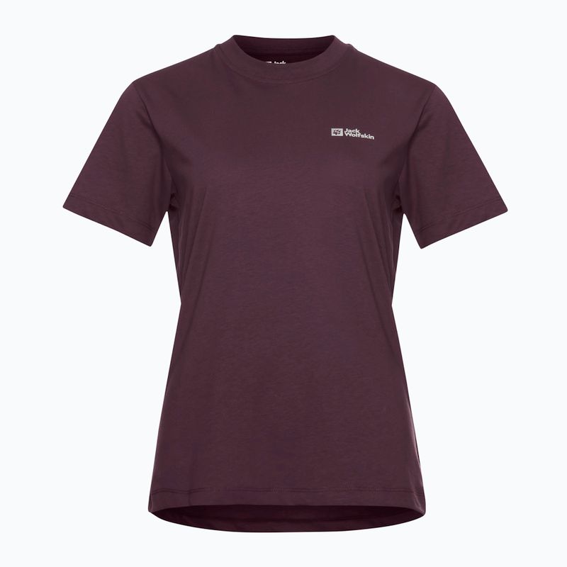 Дамска тениска Jack Wolfskin Essential amaranth 5