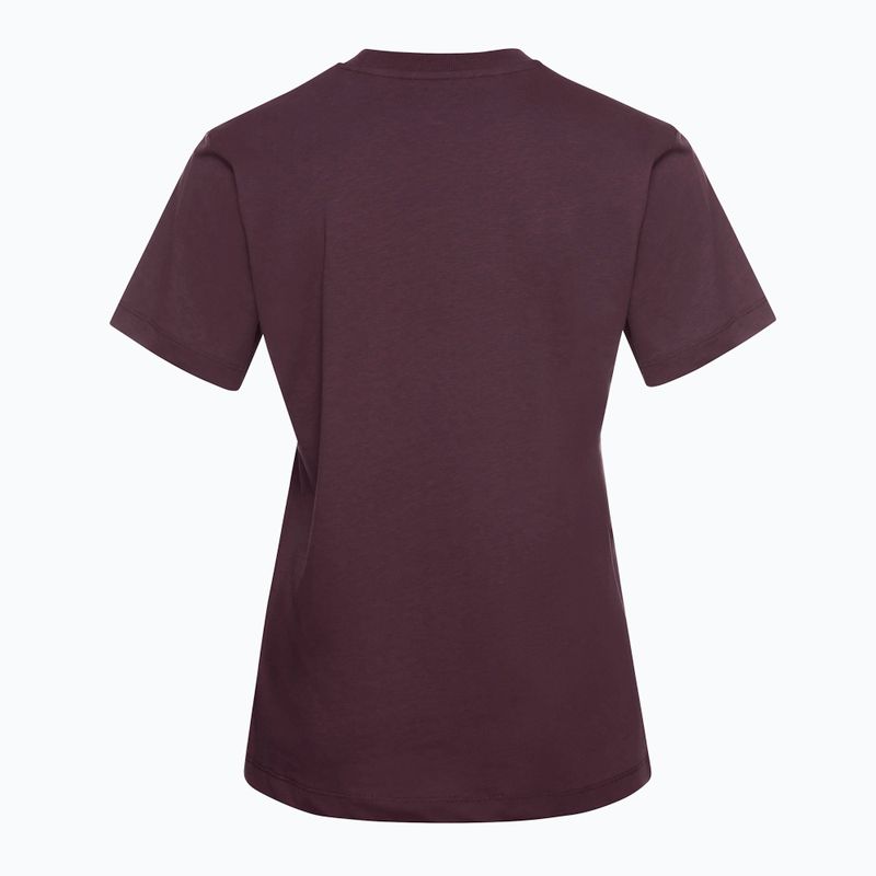 Дамска тениска Jack Wolfskin Essential amaranth 6