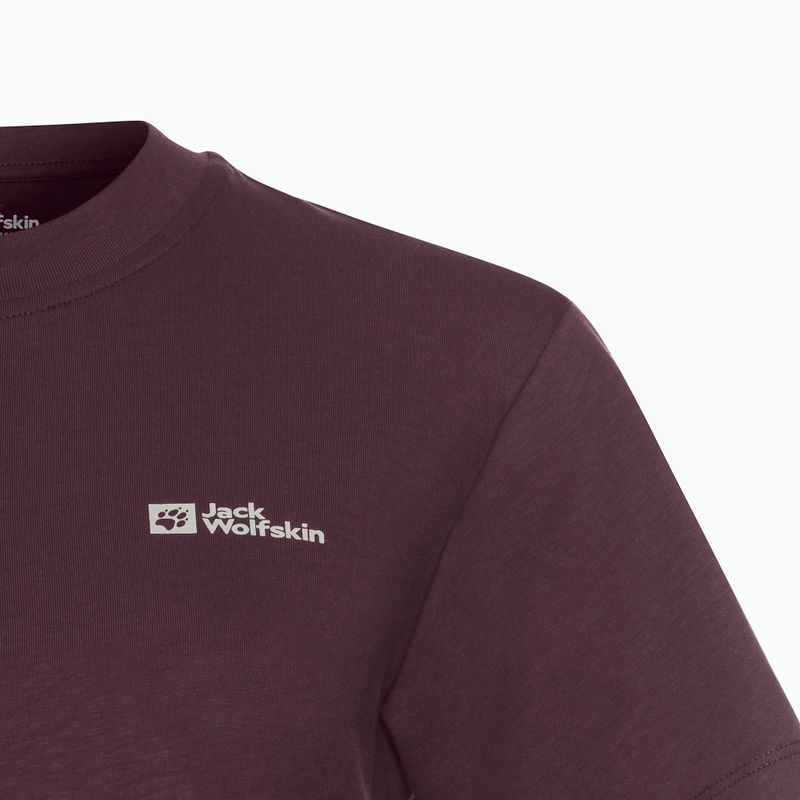Дамска тениска Jack Wolfskin Essential amaranth 7