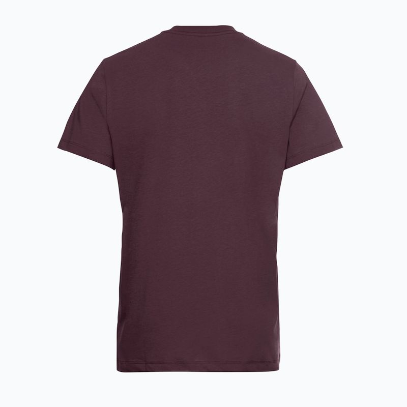 Мъжка тениска Jack Wolfskin Essential amaranth 7