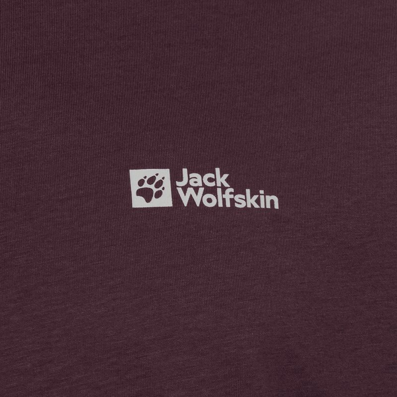 Мъжка тениска Jack Wolfskin Essential amaranth 8