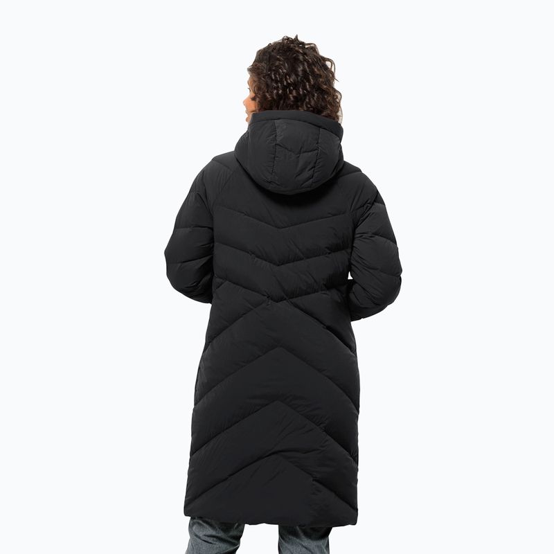 Дамско пухено палто Jack Wolfskin Marienplatz Coat black 2