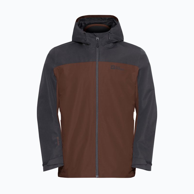 Мъжко яке 3в1 Jack Wolfskin Taubenberg 3In1 hot choc 10