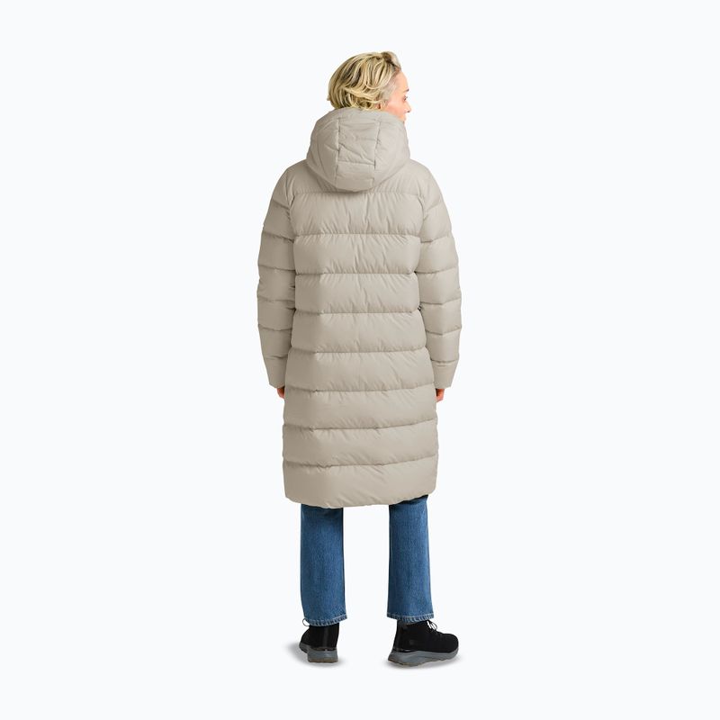 Дамско пухено яке Jack Wolfskin Frozen Palace блед пясък 3