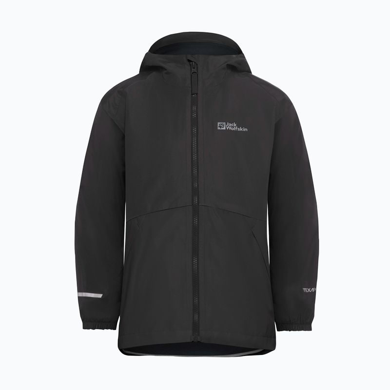 Детско яке 3в1 Jack Wolfskin Iceland 3IN1 черно