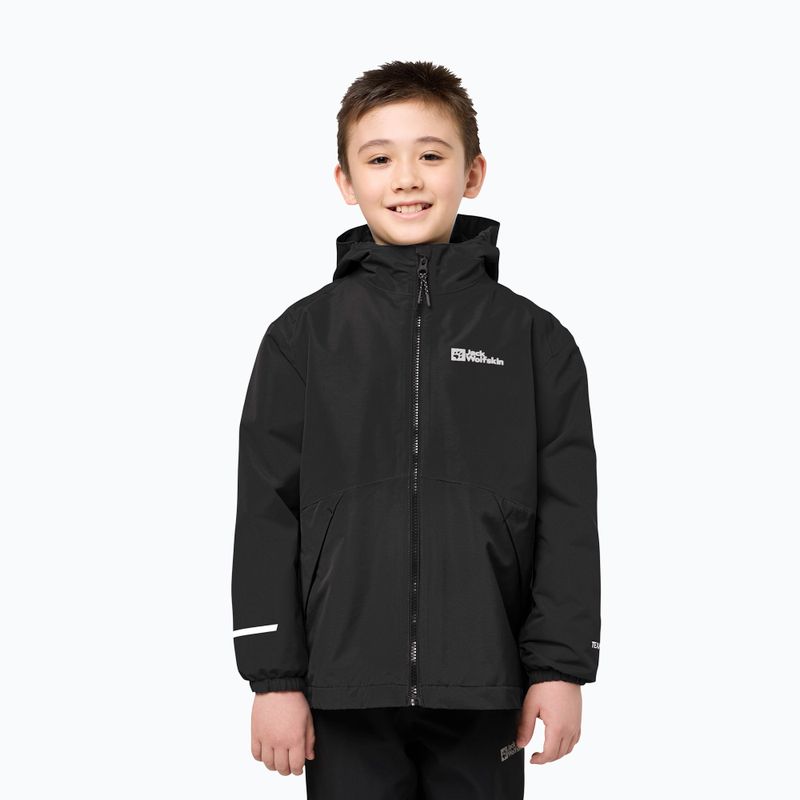 Детско яке 3в1 Jack Wolfskin Iceland 3IN1 черно 12