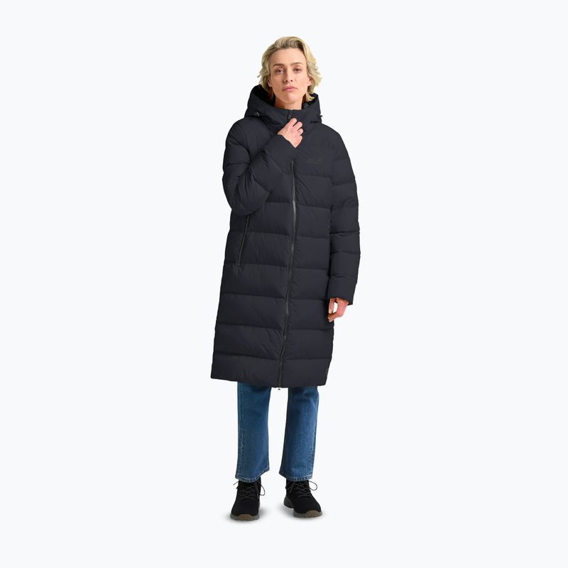Дамско пухено палто Jack Wolfskin Frozen Palace Coat dark navy