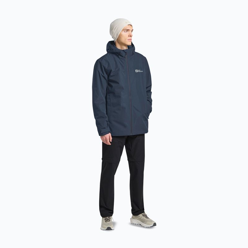 Мъжко яке 3в1 Jack Wolfskin Taubenberg 3In1 midnight sky 2