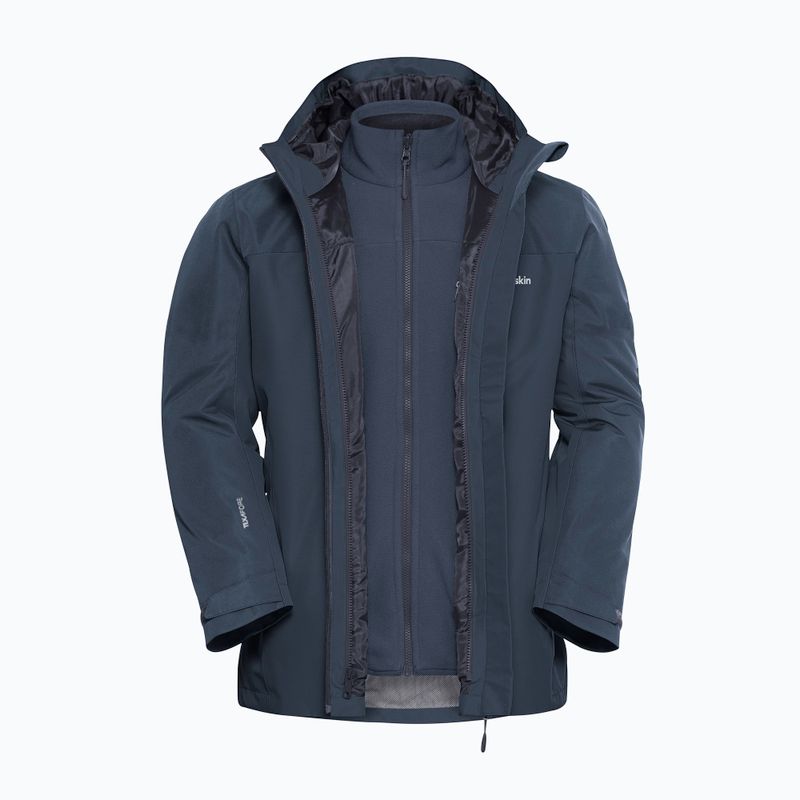 Мъжко яке 3в1 Jack Wolfskin Taubenberg 3In1 midnight sky 12