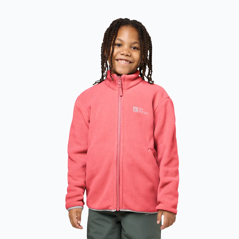 Детско яке 3в1 Jack Wolfskin Iceland 3IN1 sunset coral 10