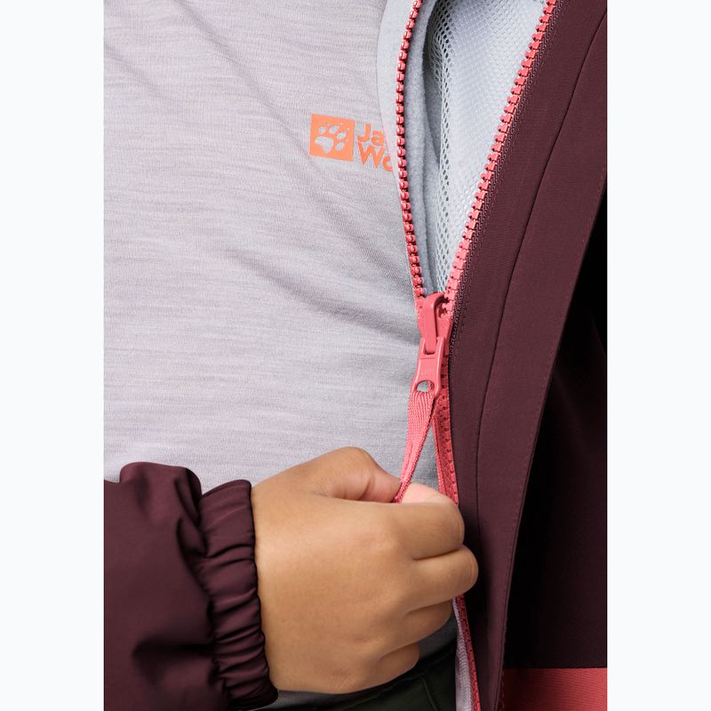 Детско яке 3в1 Jack Wolfskin Iceland 3IN1 sunset coral 12