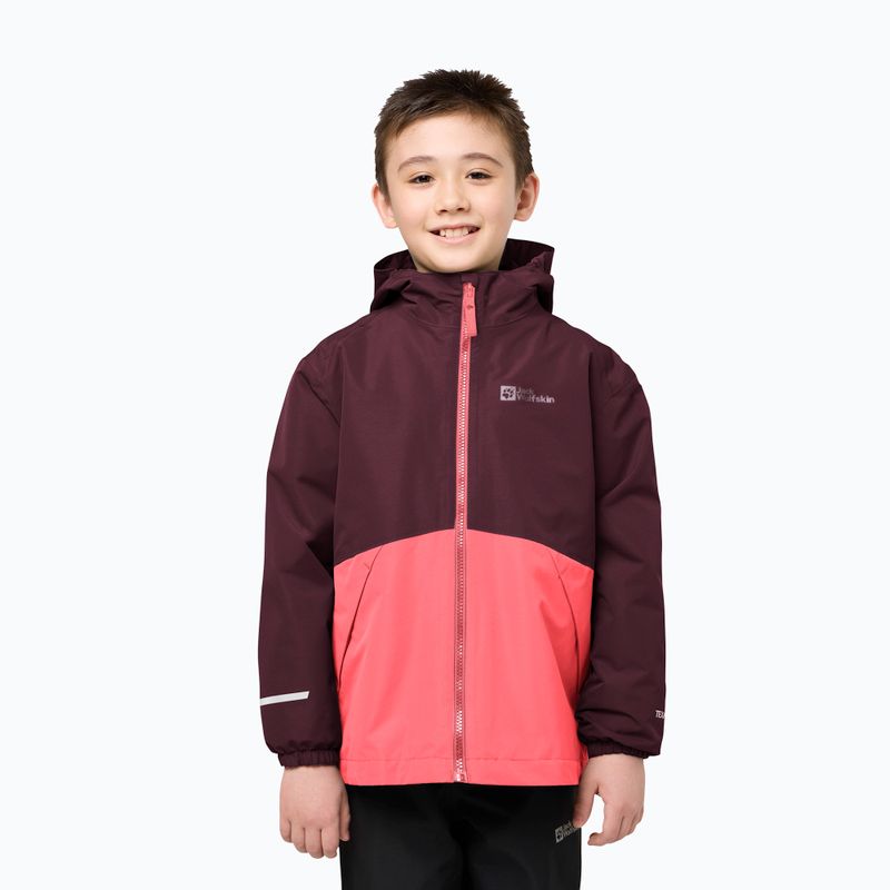 Детско яке 3в1 Jack Wolfskin Iceland 3IN1 sunset coral 13