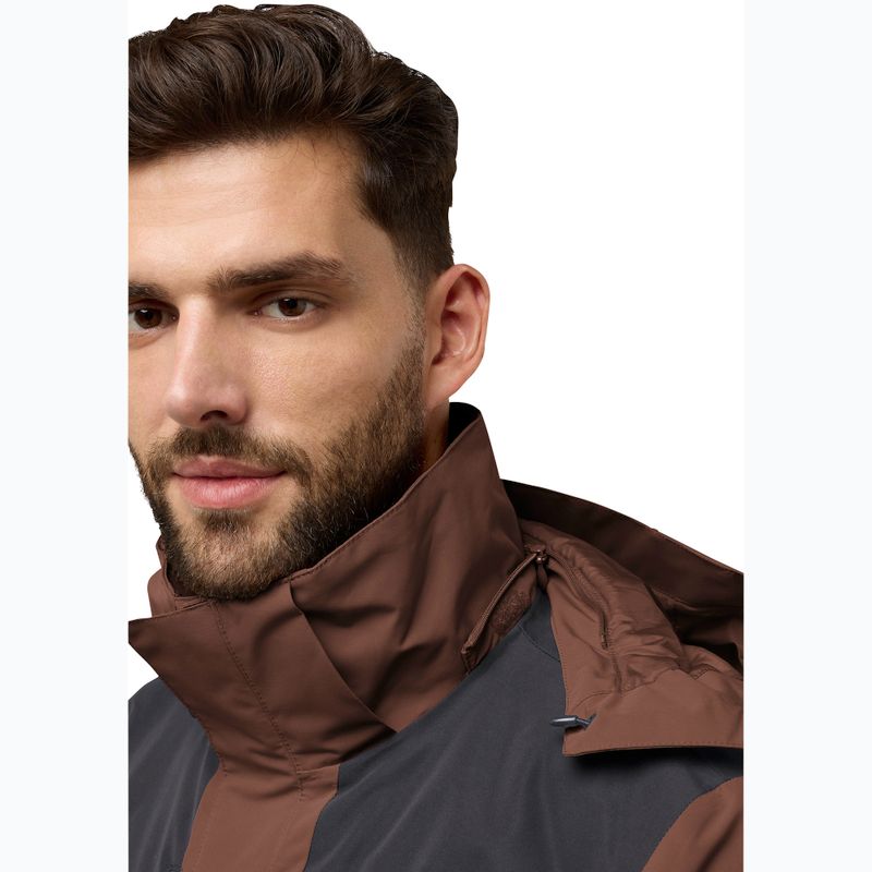 Мъжко яке 3в1 Jack Wolfskin Jasper 3In1 hot choc 9