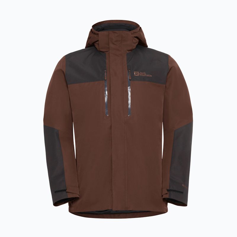 Мъжко яке 3в1 Jack Wolfskin Jasper 3In1 hot choc 19