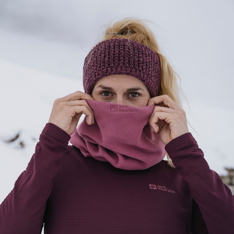 Дамска термоактивна блуза с дълъг ръкав jack wolfskin infinite warm amaranth 6