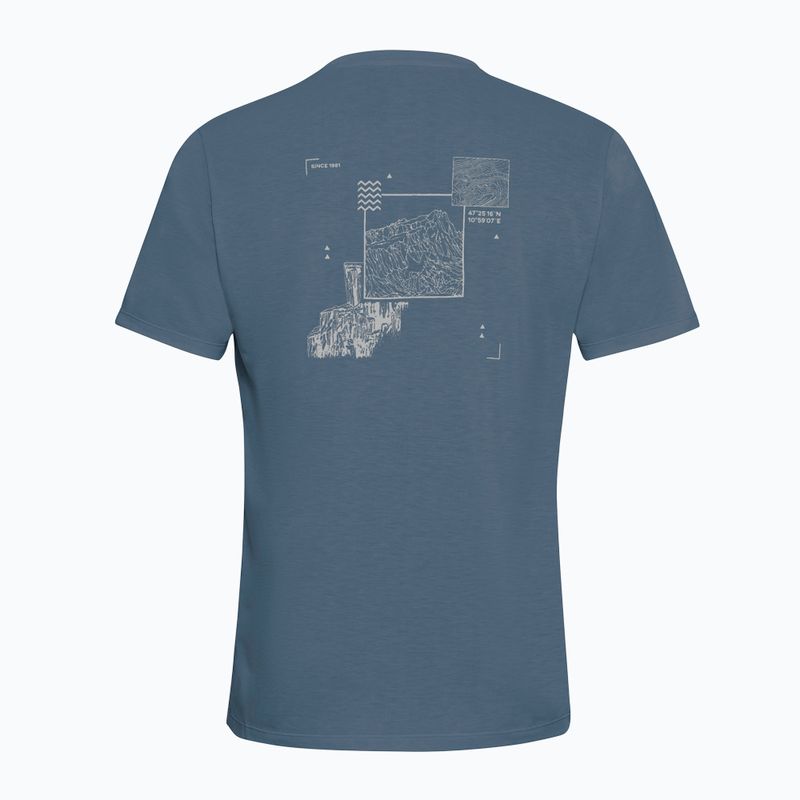 Мъжка тениска Jack Wolfskin Vonnan Graphic Peak Trail midnight sky 7