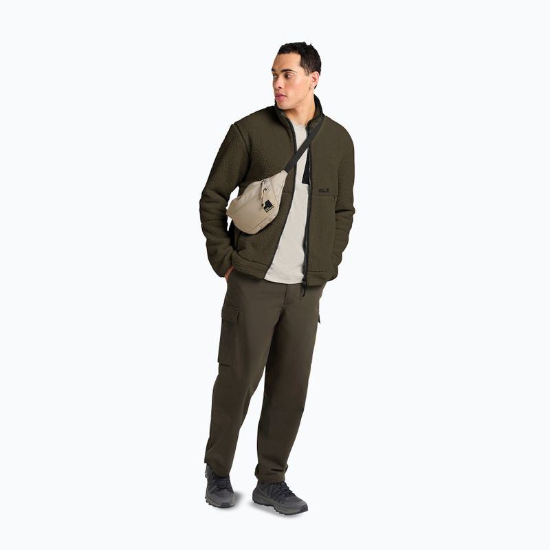 Мъжки поларен суитшърт Jack Wolfskin Stone Lite obsidian moss 2