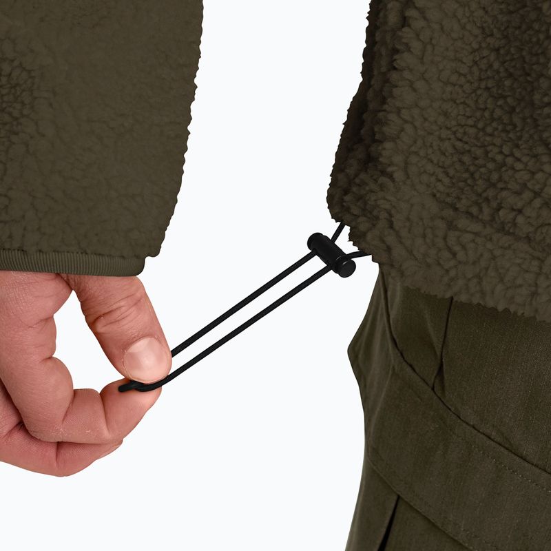 Мъжки поларен суитшърт Jack Wolfskin Stone Lite obsidian moss 6