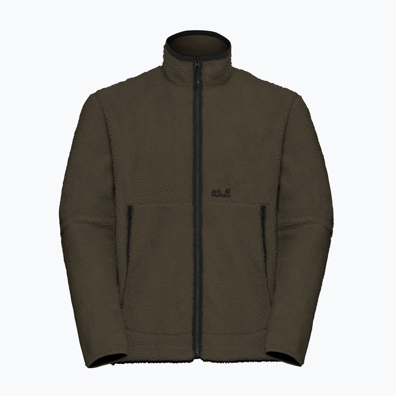 Мъжки поларен суитшърт Jack Wolfskin Stone Lite obsidian moss 7