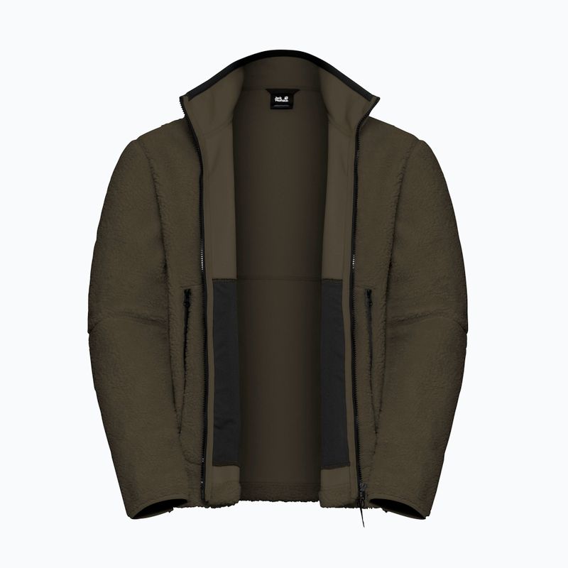 Мъжки поларен суитшърт Jack Wolfskin Stone Lite obsidian moss 9