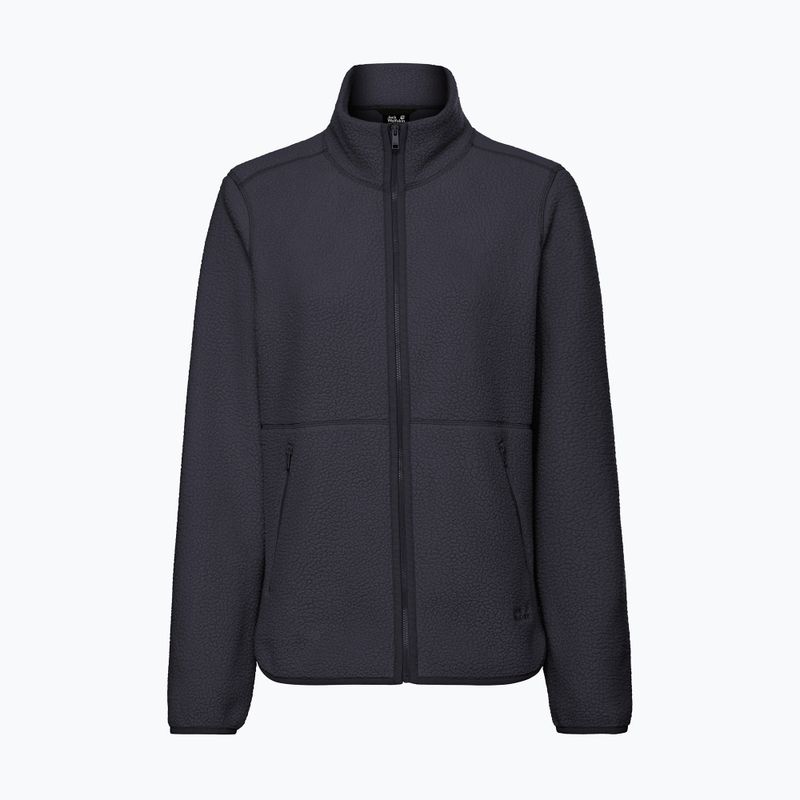 Дамски поларен суитшърт Jack Wolfskin Lite Curl Full Zip dark navy 7