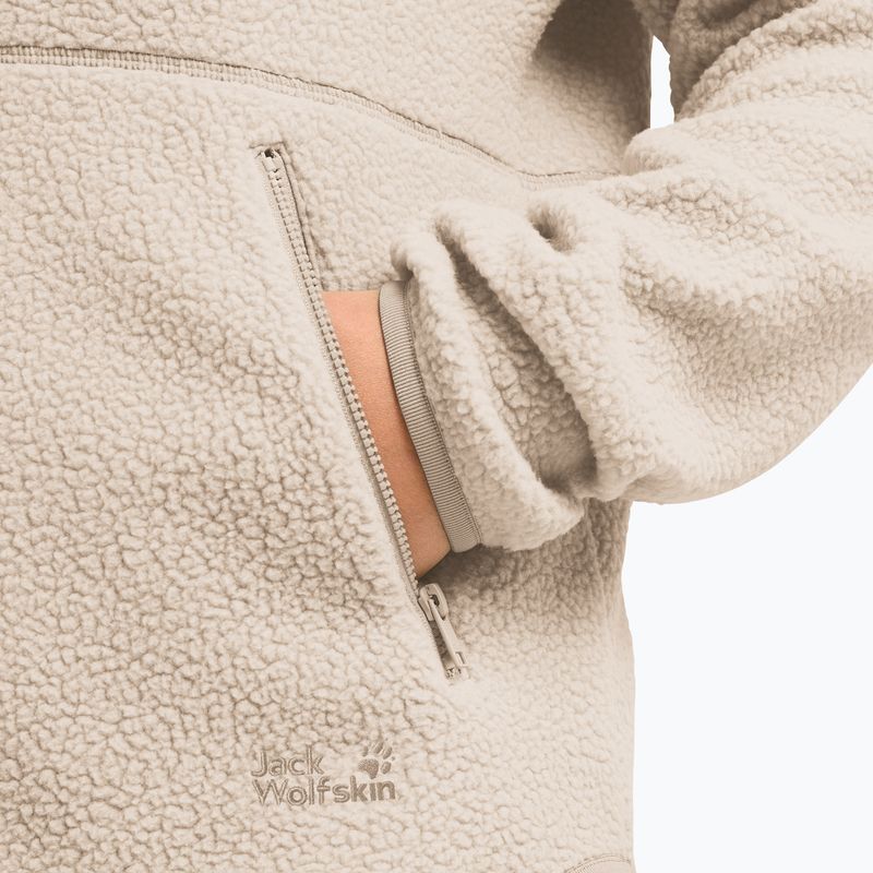 Дамски поларен суитшърт Jack Wolfskin Lite Curl Full Zip oyster 6
