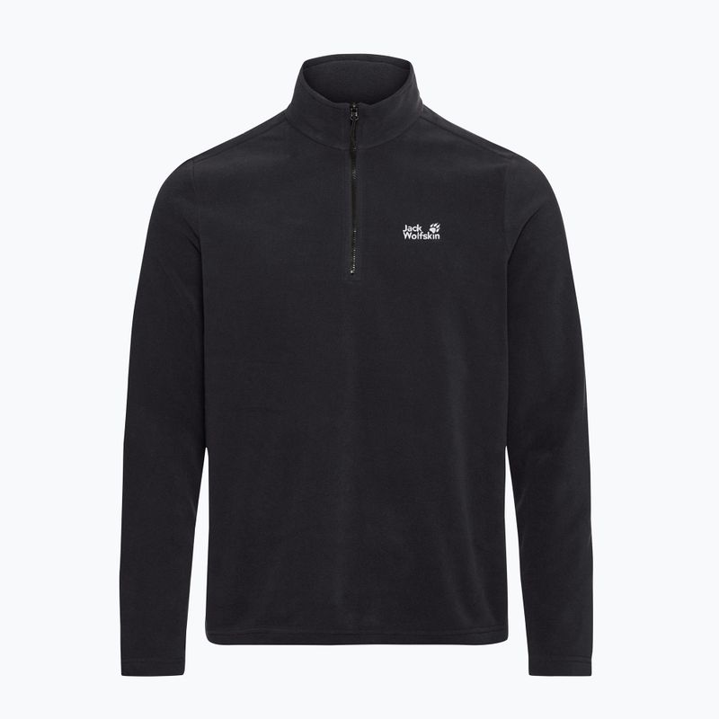 Мъжки поларен суитшърт Jack Wolfskin Taunus 100 Half Zip black 5