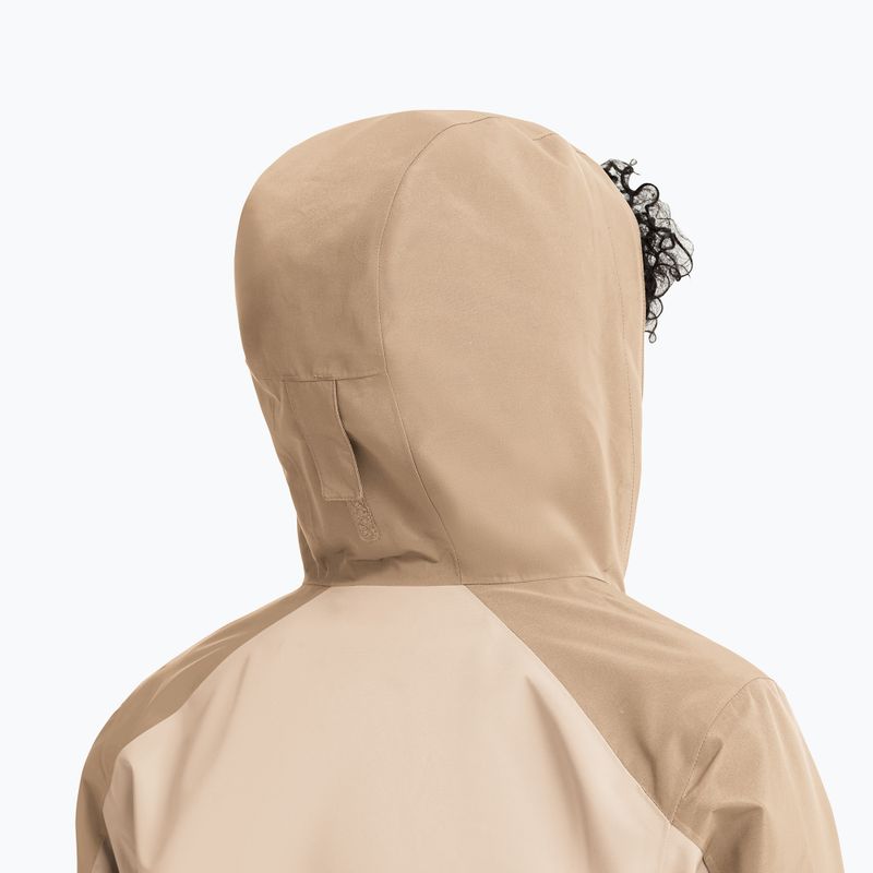 Дамско яке за дъжд Jack Wolfskin Wildbound 2L oyster 5