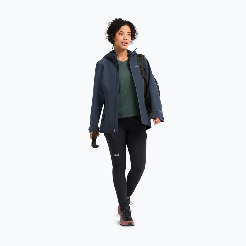 Дамско яке за дъжд Jack Wolfskin Wildbound 2L midnight sky 2